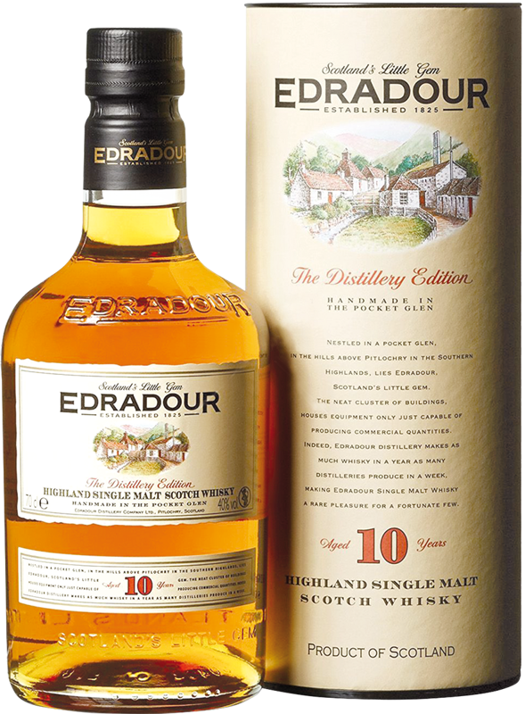 Edradour 10 Years Old Highland Single Malt Scotch Whisky